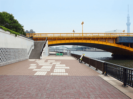 隅田川テラスバリアフリー化及散策路整備設計【蔵前橋】